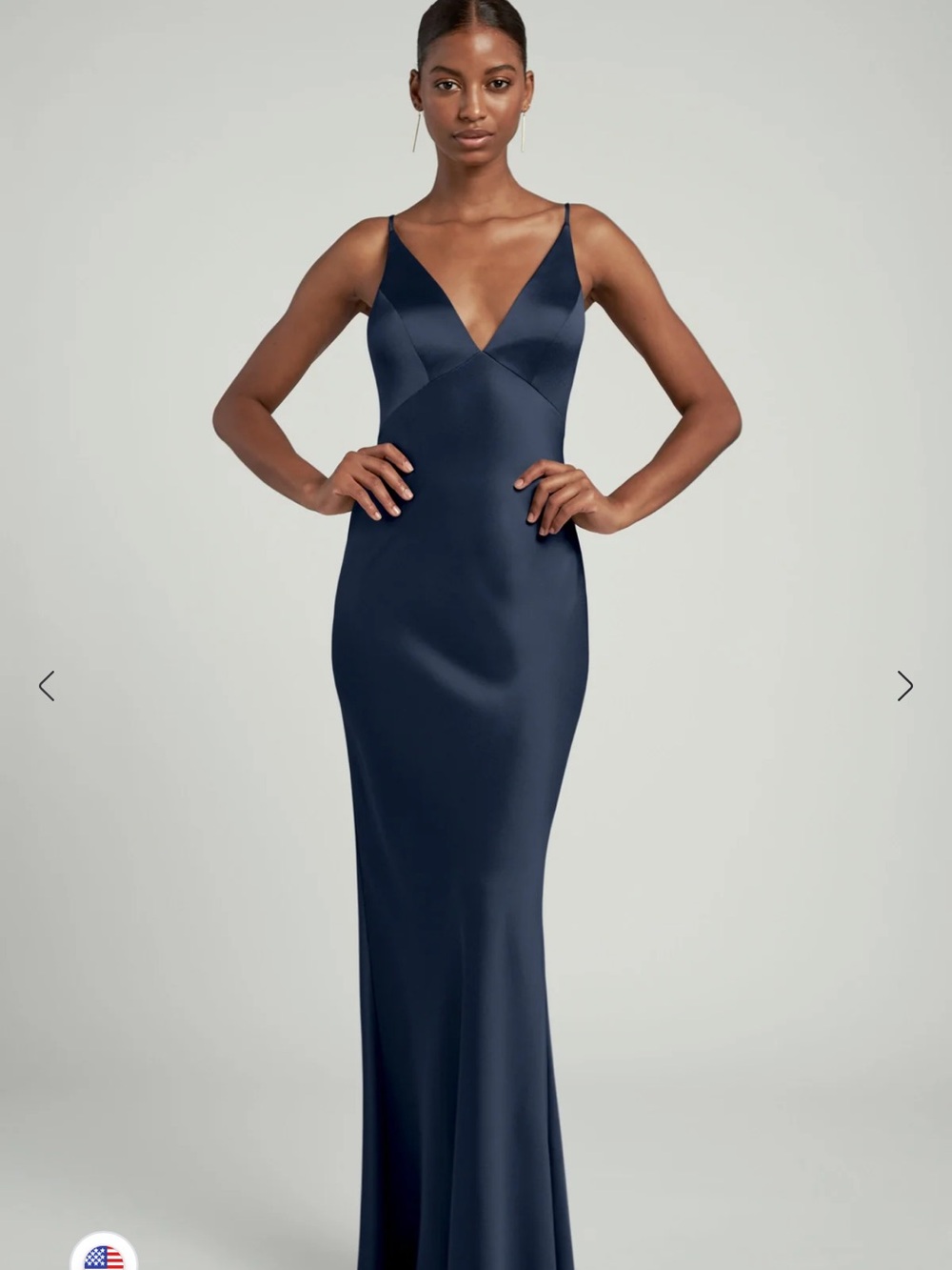 Jenny Yoo - Eloise Dress - French Blue - Luxe Satin